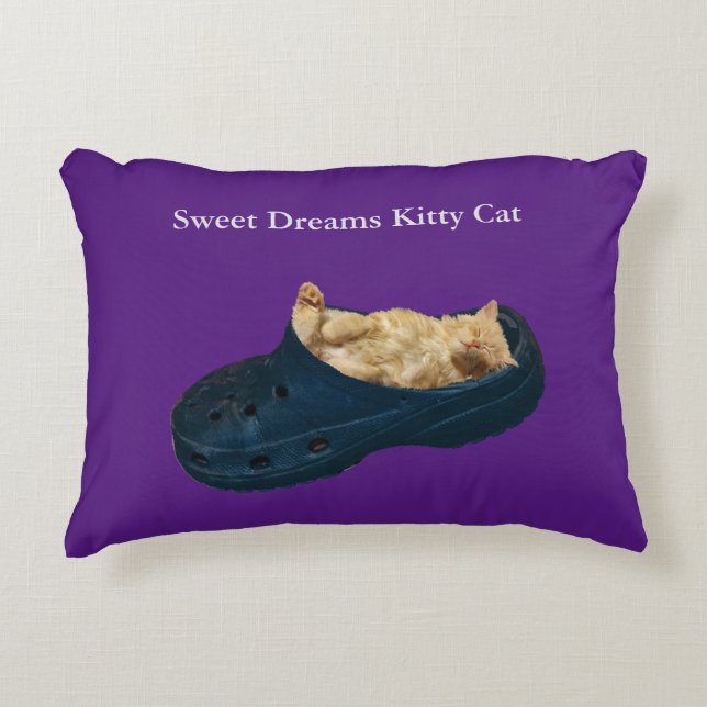 Söt Dreams Kattunge, Decorative Cushion Prydnadskudde (Framsidan)