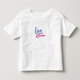 Söt dröm-citat barn t-shirt som uppmuntrar barn