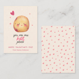 Söt Du är en HETT POTATIS Klassrumsvalentin Anteckningskort