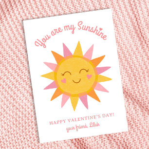 Söt Du är min Solsken Barn Klassrum Valentine Julkort