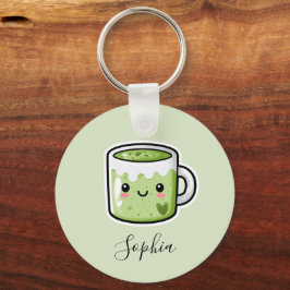 Söt dubbelsidig personlig matcha nyckelring