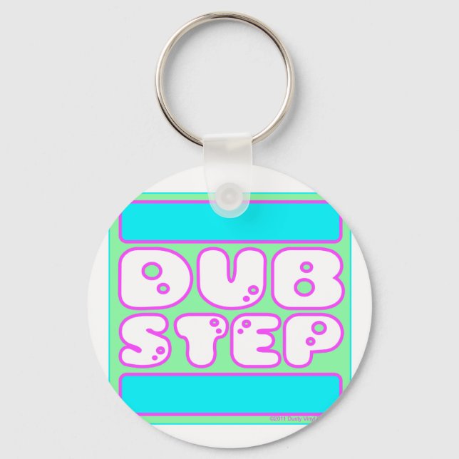 Söt DUBSTEP Bubblegum Nyckelring (Framsida)