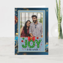 Söt Dusty Blue jul Photo