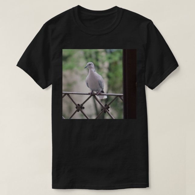 Söt duva vit duva Kärlek & Fred Symbol Fågel  T Shirt (Design framsida)