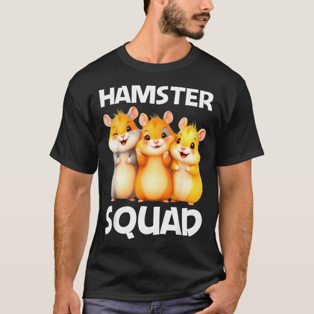 Söt dvärghamsterdesign för män kvinnor barn t shirt (Framsida)