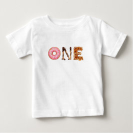Söt efterrät en baby födelsedags t-shirt |