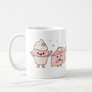 Söt efterrättermugg, Kawaii-sötmunk kaffekopp