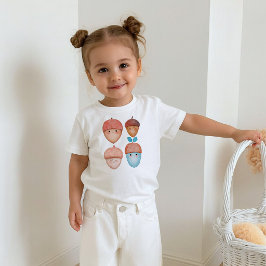 Söt Ekollong Tröja | Höst Baby T-Shirt