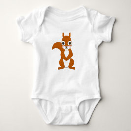 Söt Ekorre Kawaii design Baby Body T Shirt