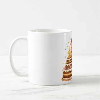Söt Elefant 16-årsdag Kaffemugg
