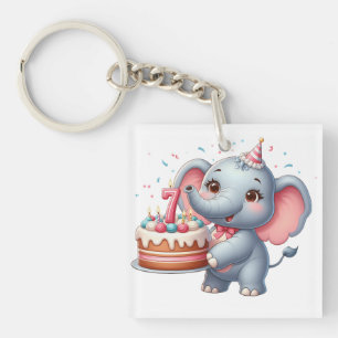Söt elefant 7-årsdag