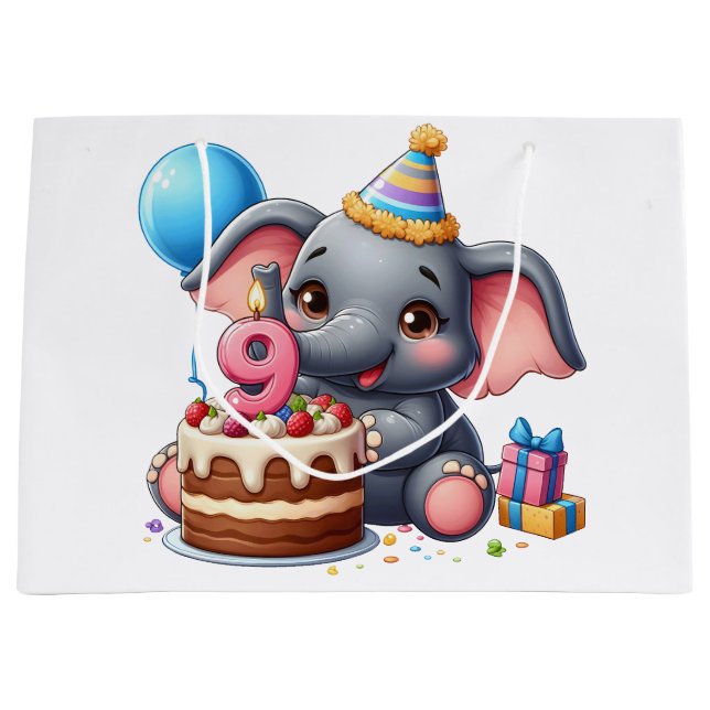Söt elefant 9-årsdag (Framsidan)