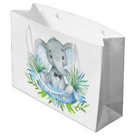 Söt Elefant Baby Pojke Baby Shower