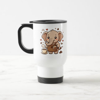 Söt Elefant Kaffe Resemugg