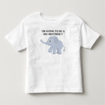 Söt Elefant Storebror T Shirt