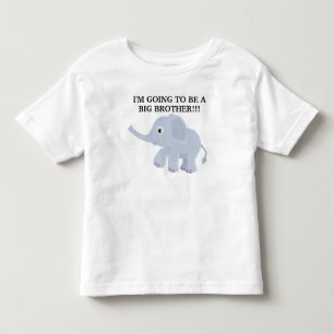 Söt Elefant Storebror T Shirt