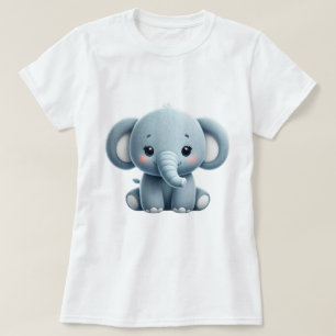 Söt elefant T-Shirt