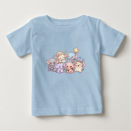Söt Elefant Vän Barn T-Shirt