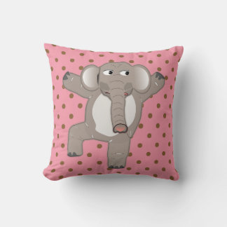SÖT ELEFANTBABY-RUM PINKALÖSA KUDDAR