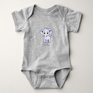 Söt Elefantbebis Kroppsoverall T Shirt