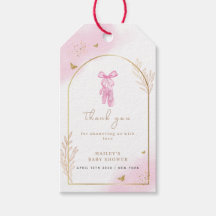 Söt Elegant Arch Ballerina Baby Shower Tack