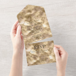 Söt Elegant Champagne Guld Glam