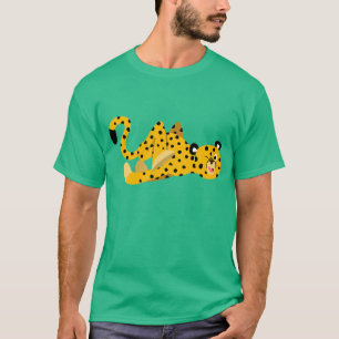 Söt elegant seriegepard t-shirt