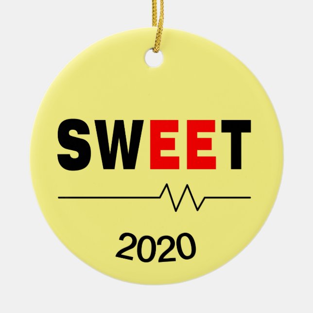 Söt elektroingenjör julgransprydnad keramik (Framsidan)