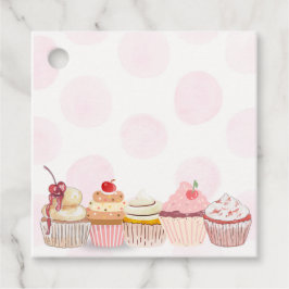 Söt en cupkaka-Födelsedagsfest Gåvor Etiketter