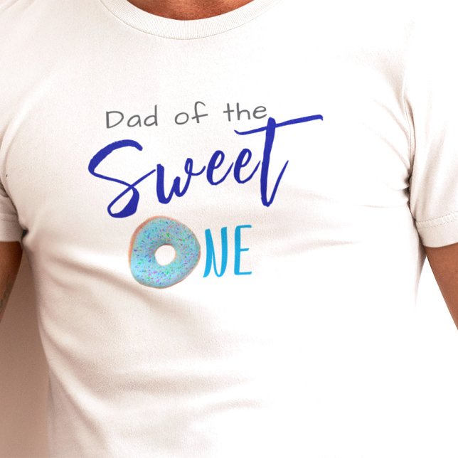 Söt en Donut Blue Boy 1:a födelsedagen Party T Shirt (Skapare uppladdad)
