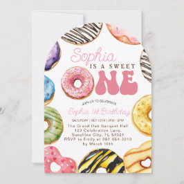 Söt en födelsedagsinbjudan, första födelsedagsflic inbjudningar