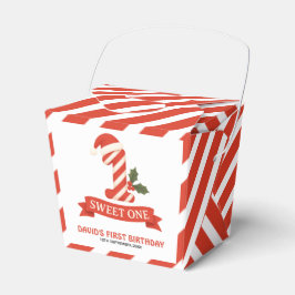 Söt en jul första födelsedag presentaskar