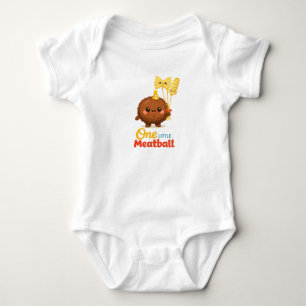 Söt En Liten Köttbulle Födelsedag T Shirt