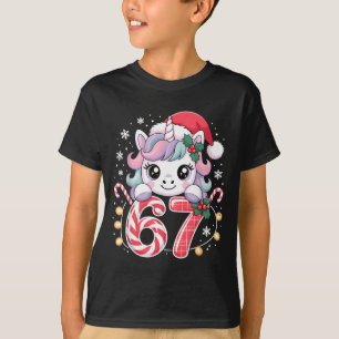 Söt Enhörning 67 Jul Meme Sex Sju Jul T Shirt