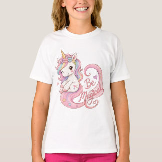 Söt Enhörning Var Magisk T Shirt
