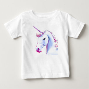 Söt Enhörningsflicka Baby T Shirt