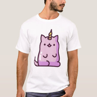 Söt Enhörningskatt T Shirt
