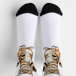 Söt enkel design män kattälskare