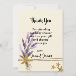 söt Enkel stjärnfisk tack Inbjudningar