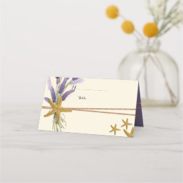 söt Enkelt stjärnfisk Placeringskort