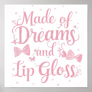 Söt Estetisk Makeup Älskare Typografi Poster