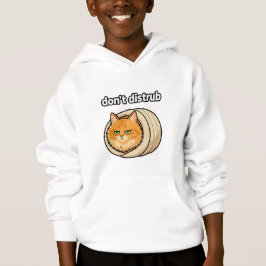 Söt estetisk orange katt - stör ej knapp t shirt