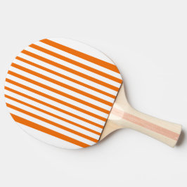 Söt estetisk orange ränder Namn Initial Pingisracket