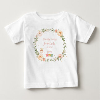 Söt ettårs födelsedags t-shirt för liten flicka