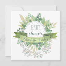 Söt Eucalyptus Hanging Blommigt Vines Baby Shower