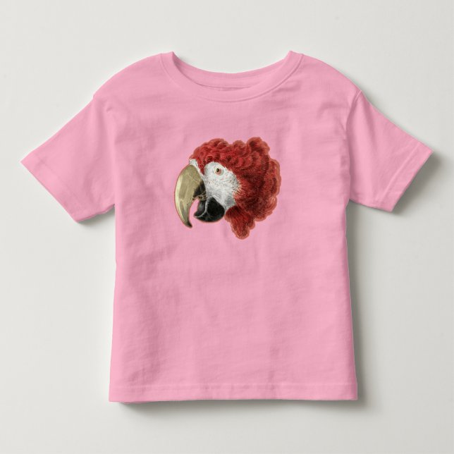 Söt fågel babyflicka t-shirts (Framsida)