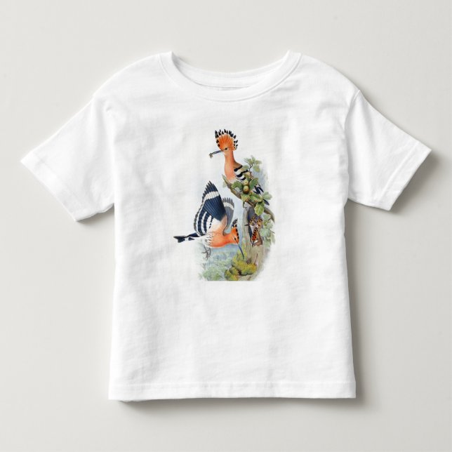 Söt fågel barntröja t shirt (Framsida)