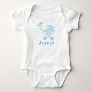 Söt fågel och barnvagnsbarn Bodysuit T Shirt