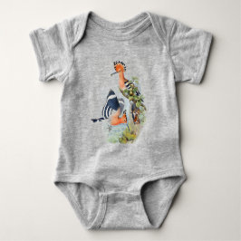 Söt fågelbaby bodysuit t shirt