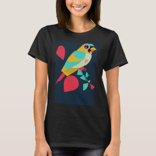 Söt fågelkonst t shirt